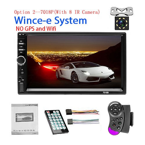 2 din Car GPS multimedia Player Android Universal auto Stereo MP5 Player WIFI Bluetooth FM