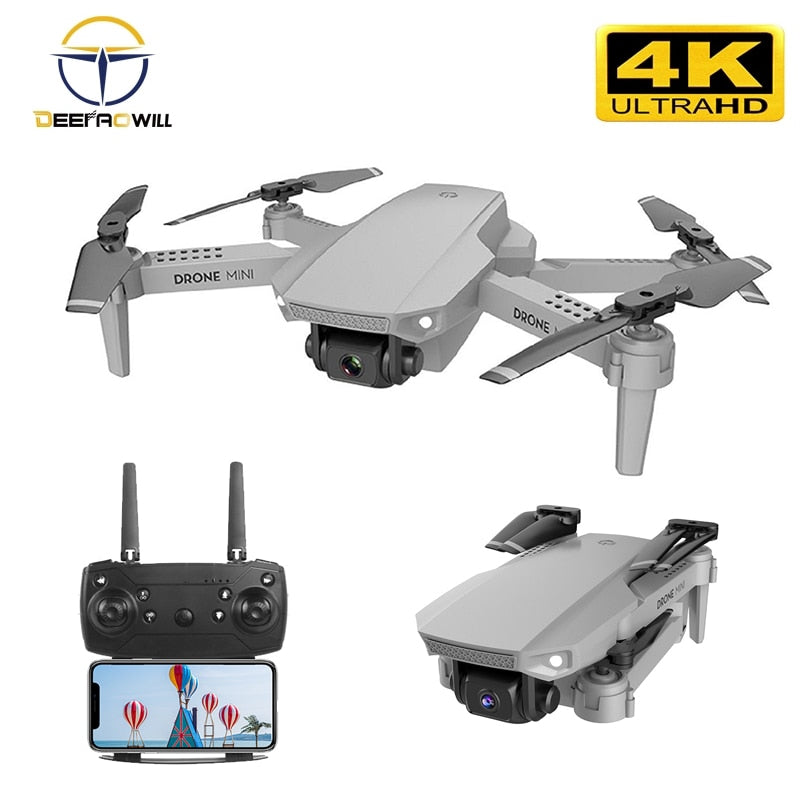 2020 NEW E88 drone 4k HD Drone With wide-angle camera drone WiFi 1080p real-time