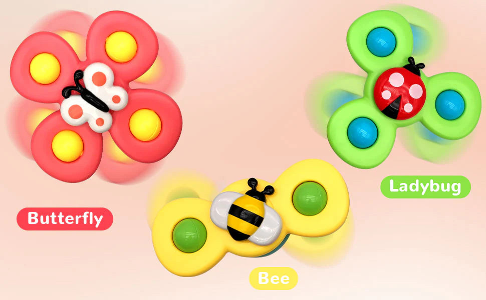 Cartelly™️ - Baby Suction Spinner Set