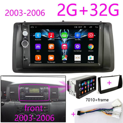 2Din android 8.1 Car Radio Multimedia Player For Toyota Corolla E140/150 2007 -2016