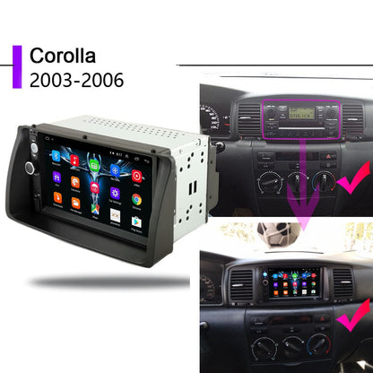 2Din android 8.1 Car Radio Multimedia Player For Toyota Corolla E140/150 2007 -2016