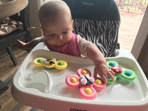 Cartelly™️ - Baby Suction Spinner Set