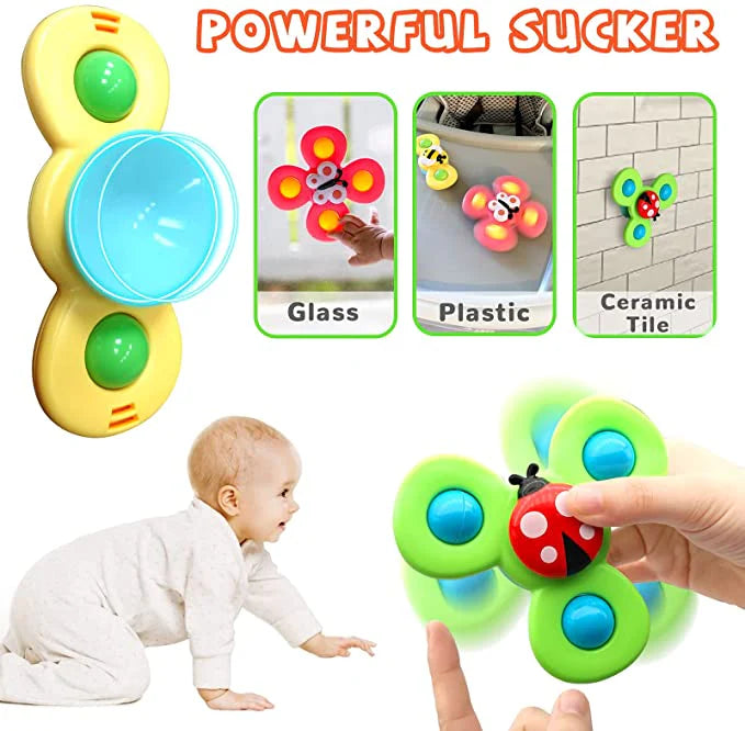 Cartelly™️ - Baby Suction Spinner Set