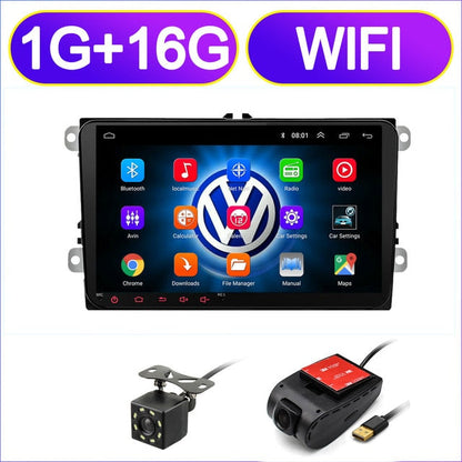 Car Android 8.1 2 radio GPS multimedia for Volkswagen/Skoda/Octavia/golf/touran/passat/B6/polo/tiguan/yeti