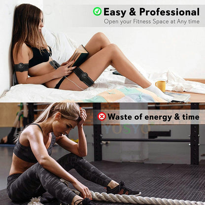 EMS Wireless Muscle Smart Fitness Electric Weight Loss Body Slimming Belt Unisex