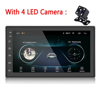 Android 2din Car Multimedia MP5 Player GPS Navigation WIFI Autoradio 7'' Touch Screen Bluetooth FM