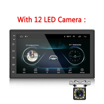 Android 2din Car Multimedia MP5 Player GPS Navigation WIFI Autoradio 7'' Touch Screen Bluetooth FM