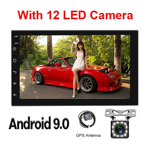 Android 2din Car Multimedia MP5 Player GPS Navigation WIFI Autoradio 7'' Touch Screen Bluetooth FM