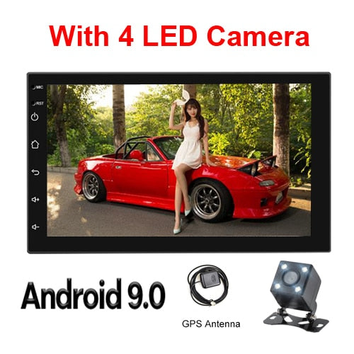 Android 2din Car Multimedia MP5 Player GPS Navigation WIFI Autoradio 7'' Touch Screen Bluetooth FM