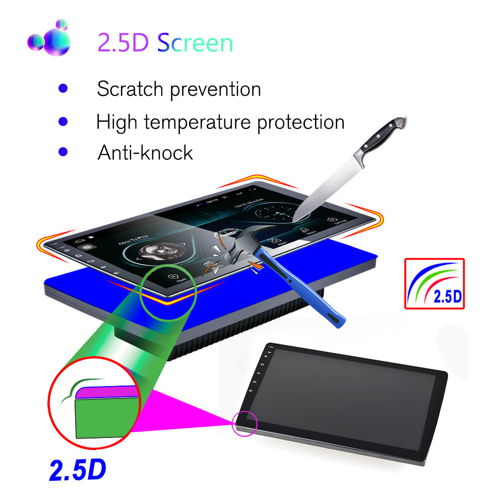 Android 2din Car Multimedia MP5 Player GPS Navigation WIFI Autoradio 7'' Touch Screen Bluetooth FM