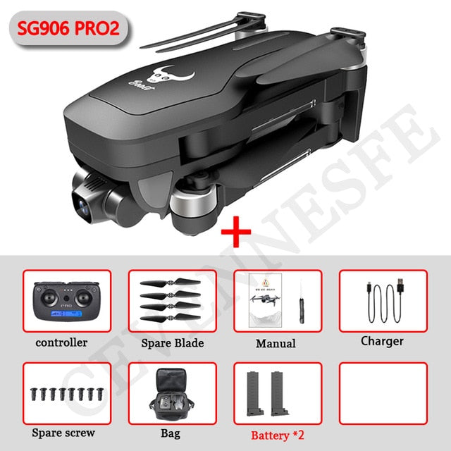 NEW SG906 / SG906 Pro 2 GPS Drone with Wifi FPV 4K Camera Three-axis anti-shake