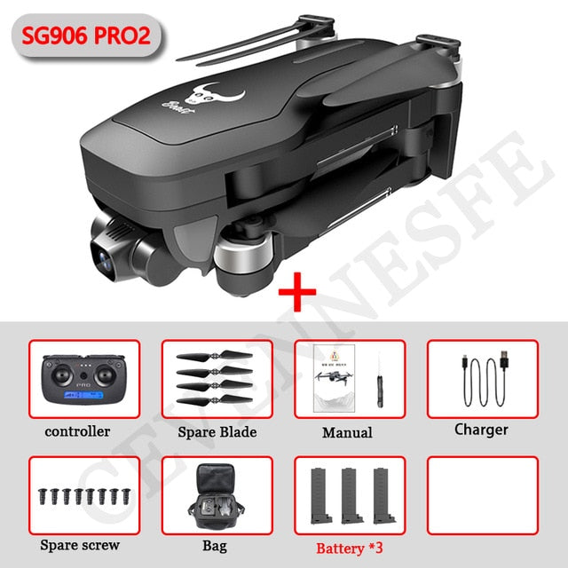 NEW SG906 / SG906 Pro 2 GPS Drone with Wifi FPV 4K Camera Three-axis anti-shake