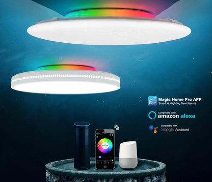 Creative & Modern smart LED Ceiling Light WiFi / APP Intelligent Controller