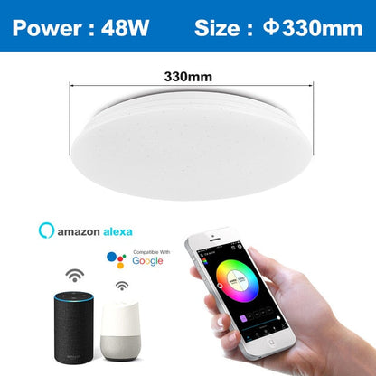 Creative & Modern smart LED Ceiling Light WiFi / APP Intelligent Controller