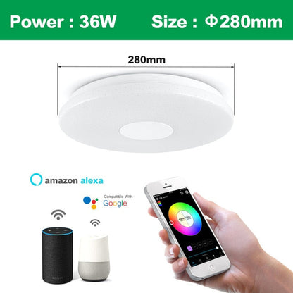 Creative & Modern smart LED Ceiling Light WiFi / APP Intelligent Controller