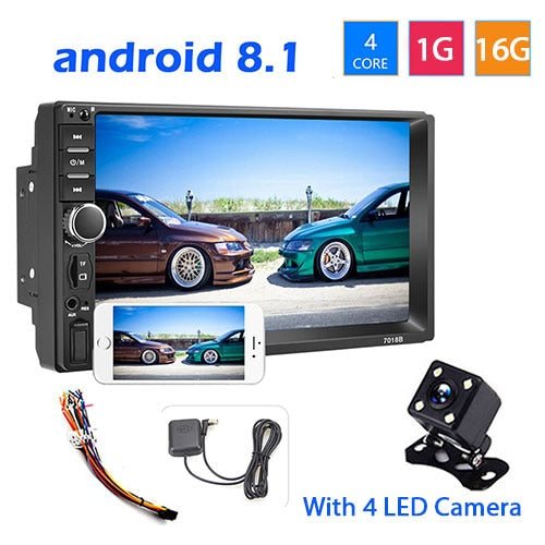 2 din Car GPS multimedia Player Android Universal auto Stereo MP5 Player  WIFI Bluetooth FM