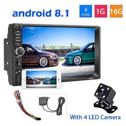 2 din Car GPS multimedia Player Android Universal auto Stereo MP5 Player  WIFI Bluetooth FM