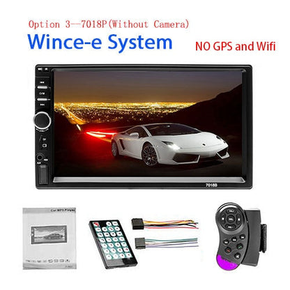 2 din Car GPS multimedia Player Android Universal auto Stereo MP5 Player  WIFI Bluetooth FM