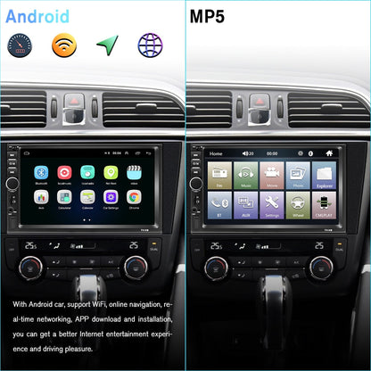 2 din Car GPS multimedia Player Android Universal auto Stereo MP5 Player  WIFI Bluetooth FM