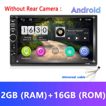 Android 8.1 2 Din Car Radio RAM 2GB+ ROM 32GB 7'' Universal Car Radio GPS Multimedia