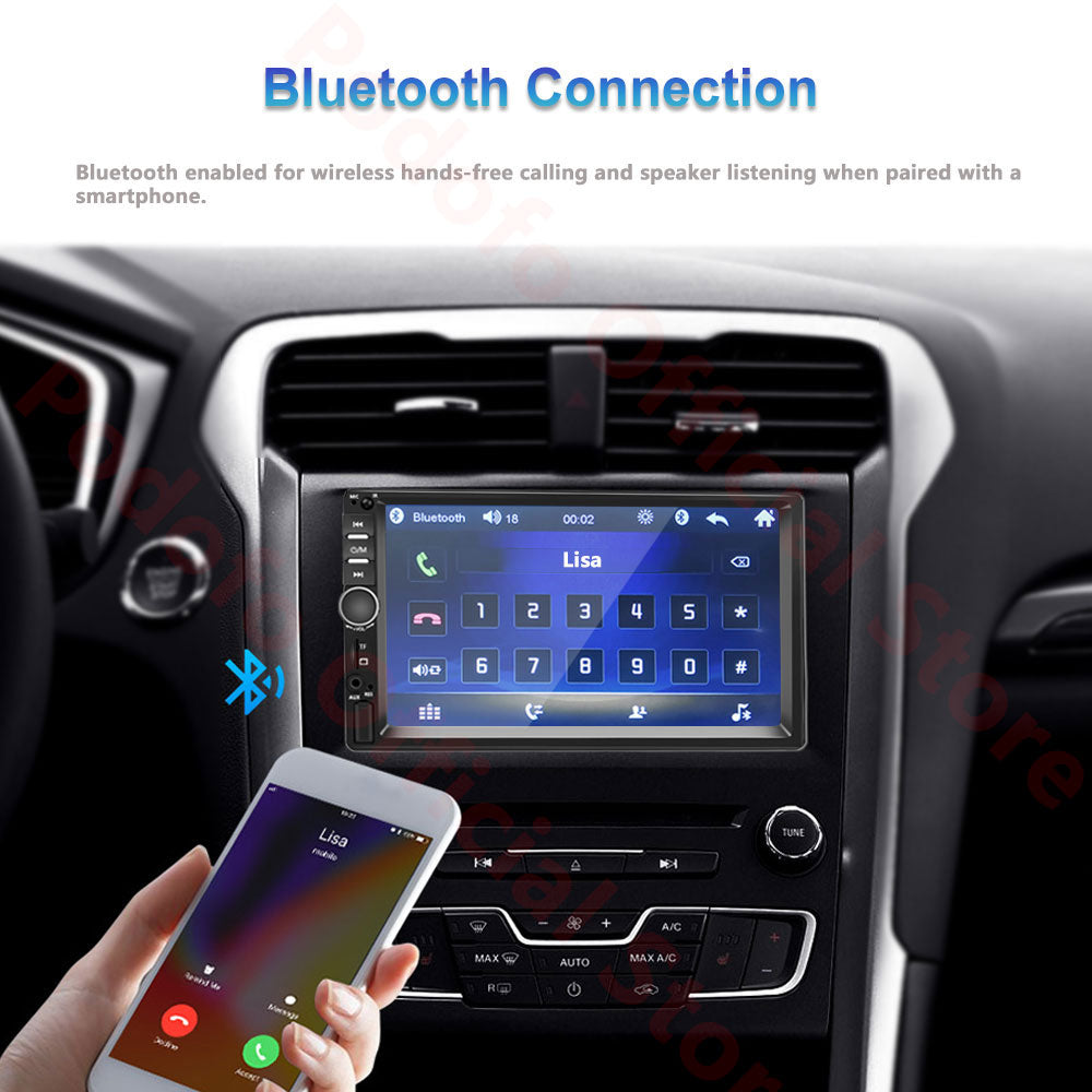 Android 8.1 2 Din Car Radio RAM 2GB+ ROM 32GB 7'' Universal Car Radio GPS Multimedia