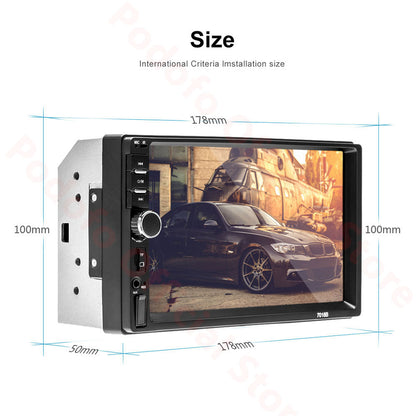Android 8.1 2 Din Car Radio RAM 2GB+ ROM 32GB 7'' Universal Car Radio GPS Multimedia