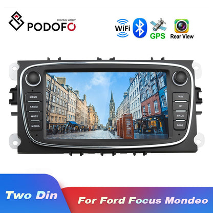 Android 8.1 GPS Car 2 Din Car 7'' DVD Player For Ford/Focus/S-Max/Mondeo 9/GalaxyC-Max