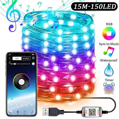 LED Light Bluetooth App Control Waterproof Outdoor Christmas Decoration