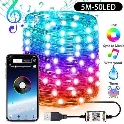 LED Light Bluetooth App Control Waterproof Outdoor Christmas Decoration