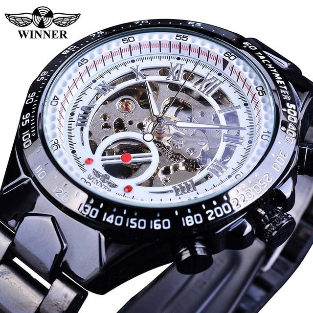 Mechanical Golden luxury Watch for Men Top Brand Automatic Skeleton
